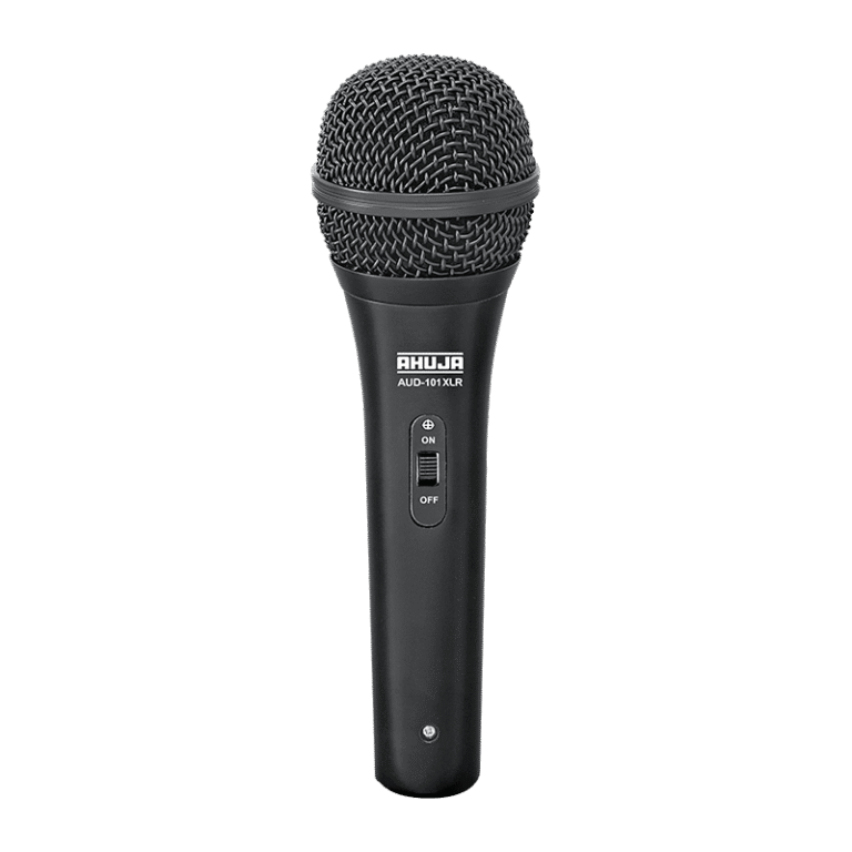 Ahuja AUD 101XLR Microphones | Unidirectional Dynamic | Multi Purpose Applications | Wired Microphone