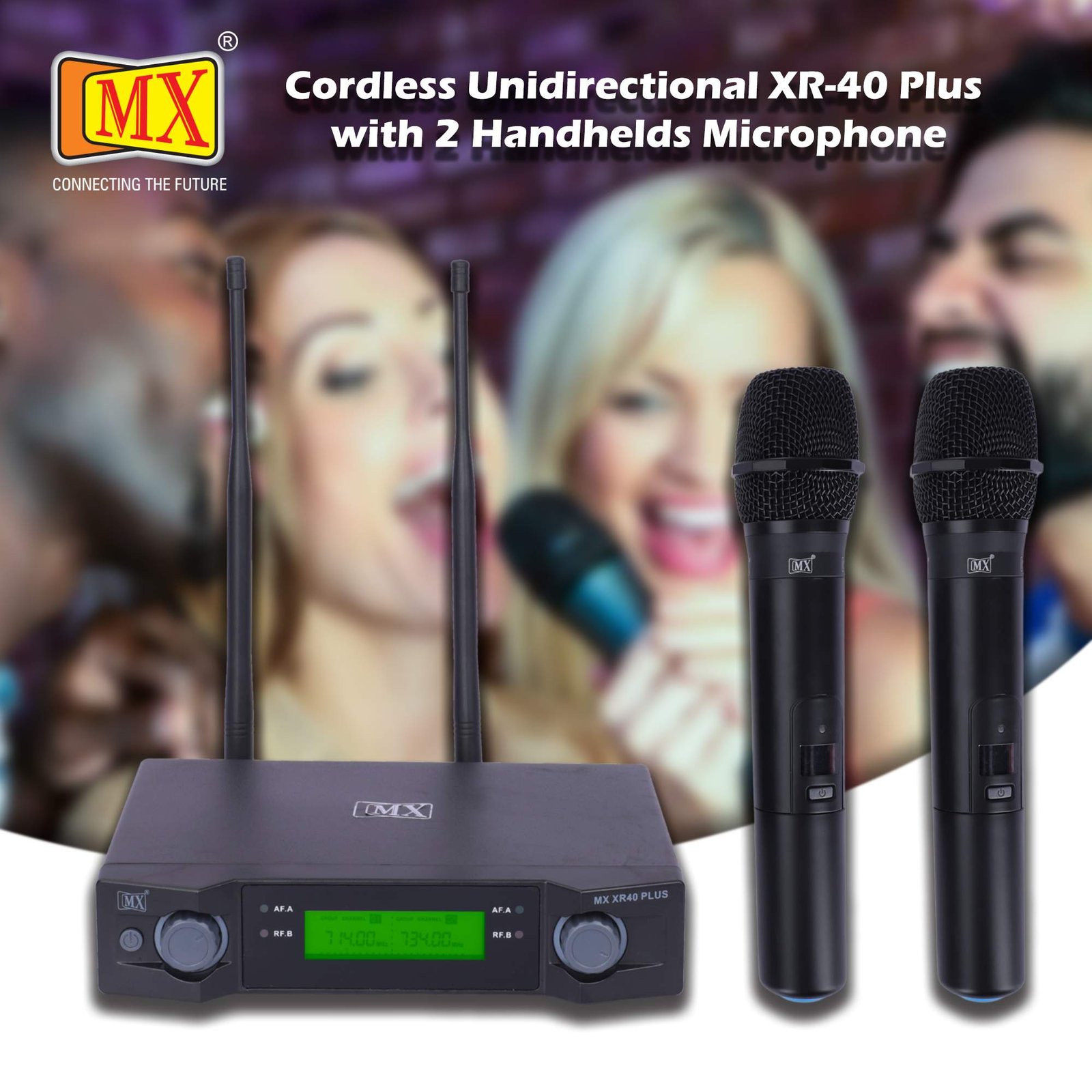 MX XR40HH PLUS UHF WIRELESS MICROPHONE - Image 2
