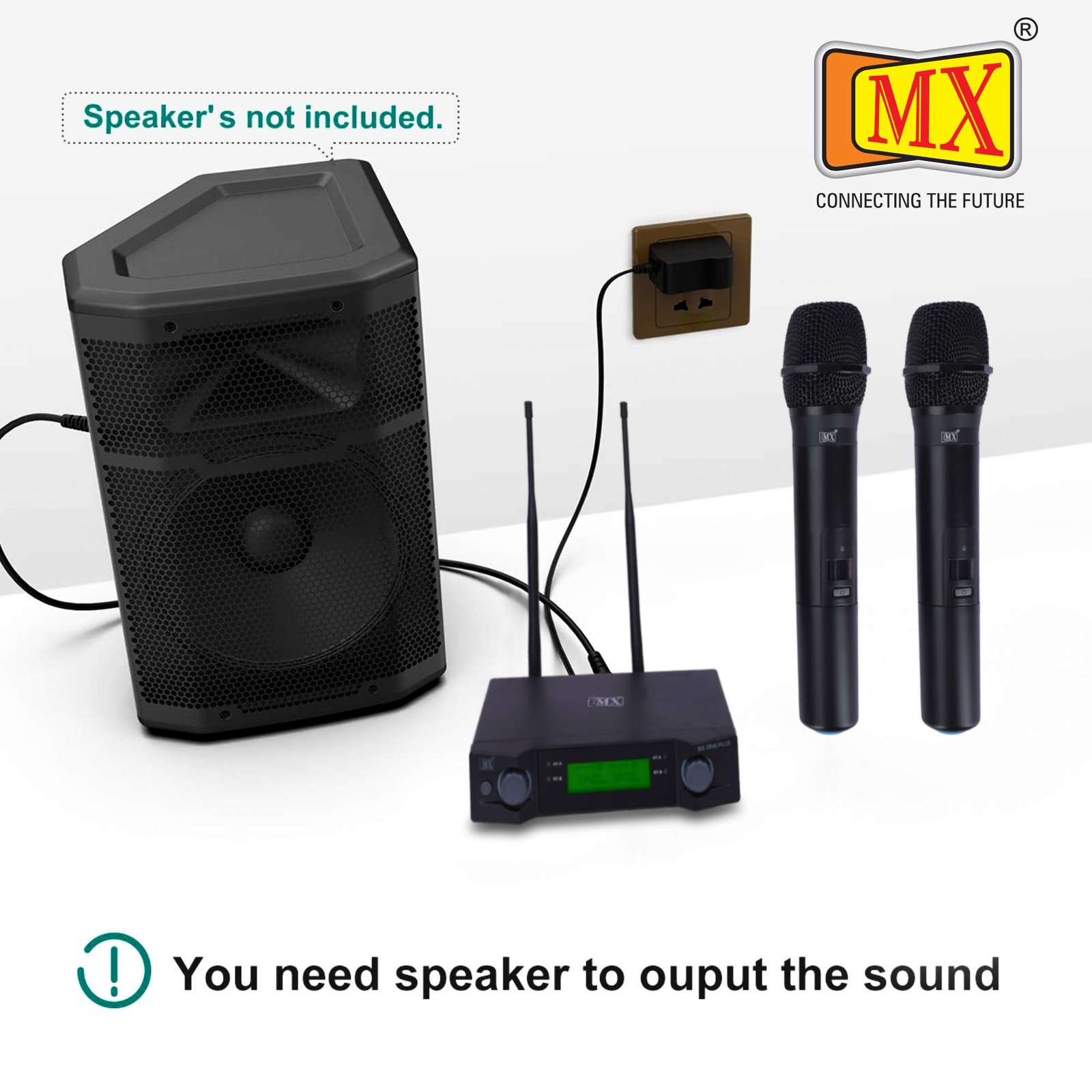 MX XR40HH PLUS UHF WIRELESS MICROPHONE - Image 5