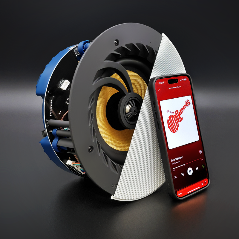 Lithe Audio 6.5" Bluetooth 5.0 Wi-Fi Ceiling Speaker — bluetooth wi-fi ceiling speaker - product photo 2