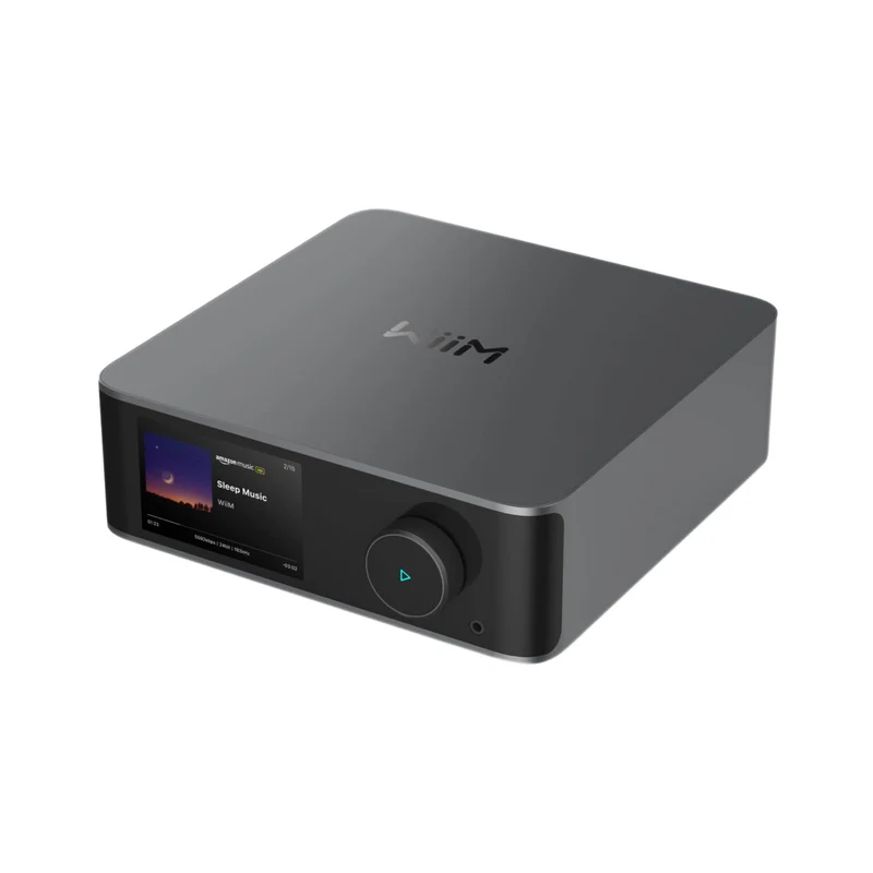 1.avstore wiim ultra a networked streamer front angled view space grey