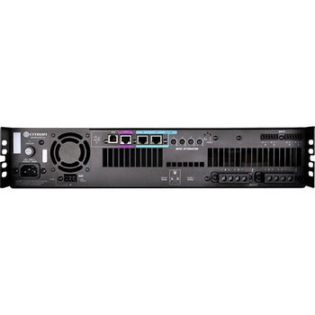 Crown DCi 4|600N 4-Channel 600W DriveCore Install Network Amplifier with BLU link - rear view