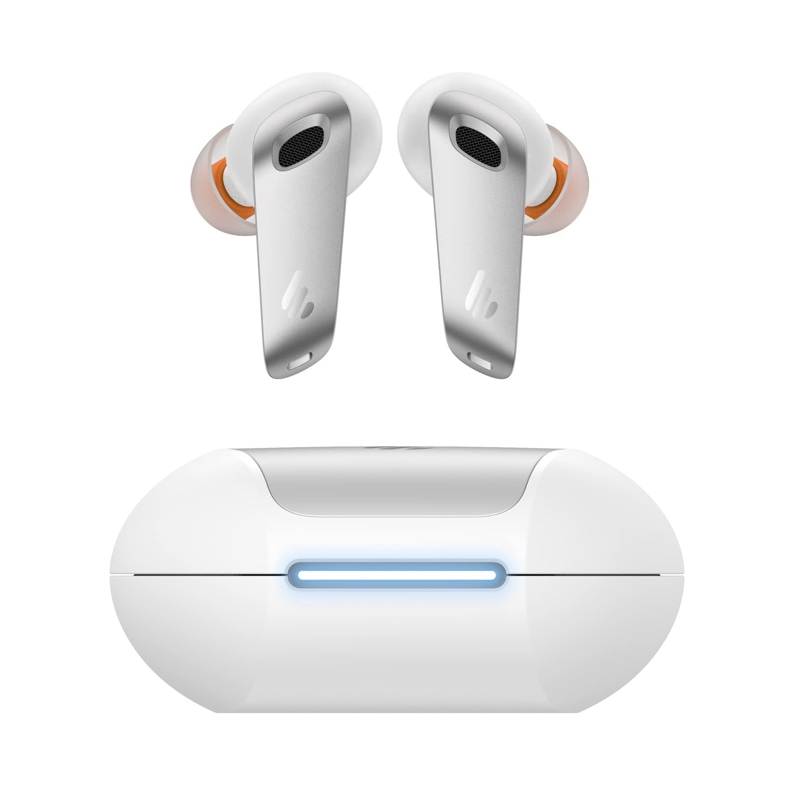 Edifier NeoBuds Pro White - Earbuds pair and closed white case