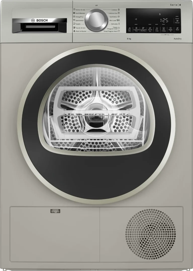Bosch WPG23108IN Series 4 8kg Condenser Tumble Dryer - Silver Inox