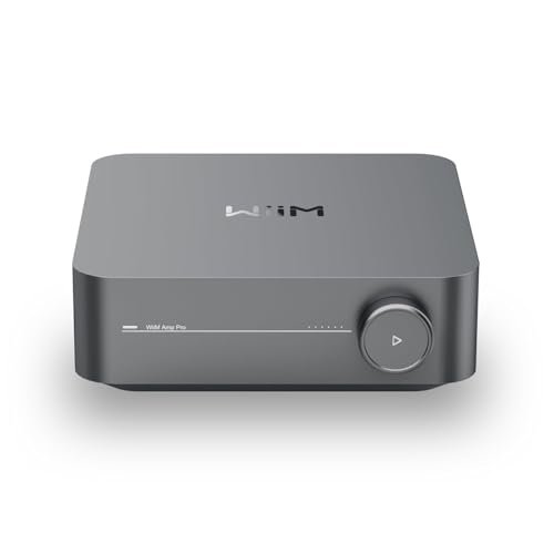 WiiM Amp Pro Streaming Amplifier (Dark Gray)