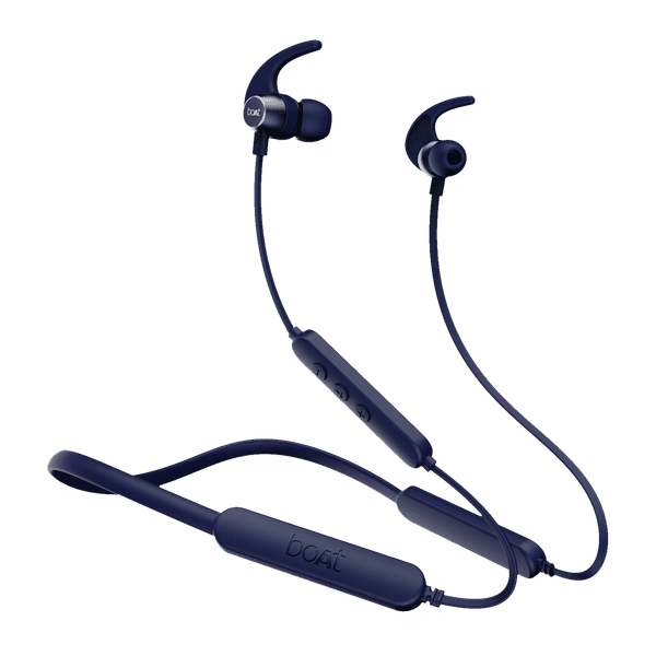 boAt ROCKERZ 258 PRO PLUS Bluetooth Neckband Earphones - Navy Blue
