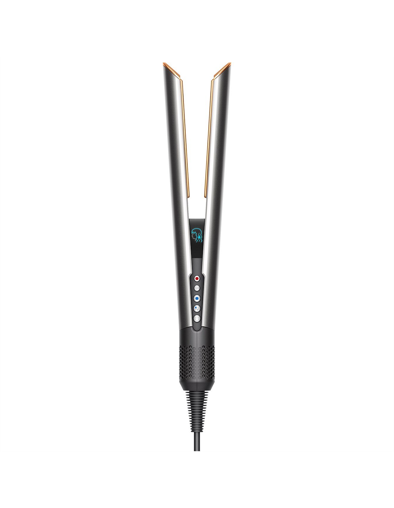 Dyson Airstrait HT01 Nickel Rich Copper front open view