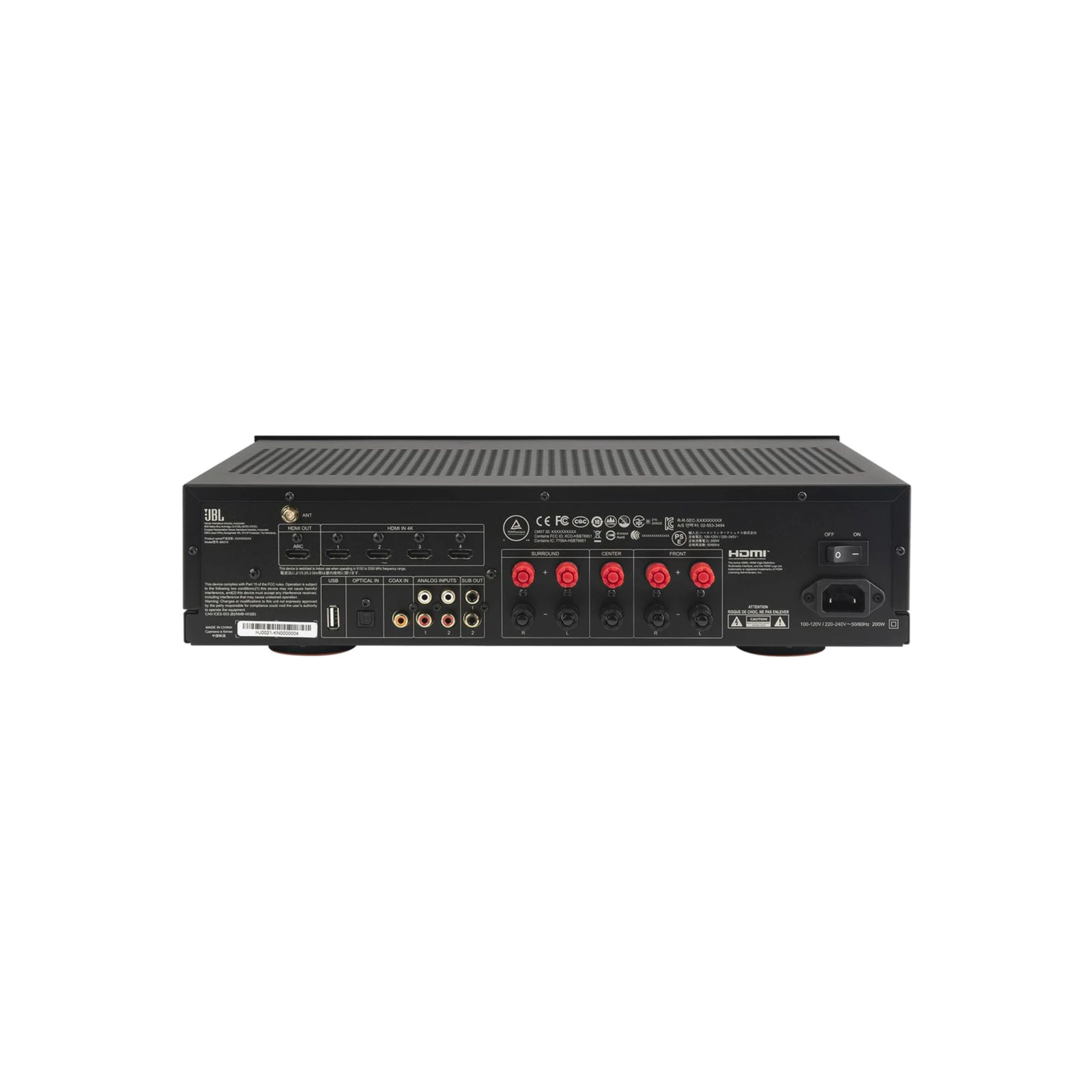 JBL MA310 5.2 channel 4K AV receiver - product photo 5