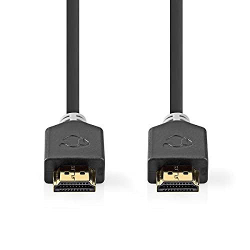 NEDIS Ultra High Speed HDMI Cable 48Gbps 1m (Anthracite) — Ultra High Speed HDMI Cable - product photo 2