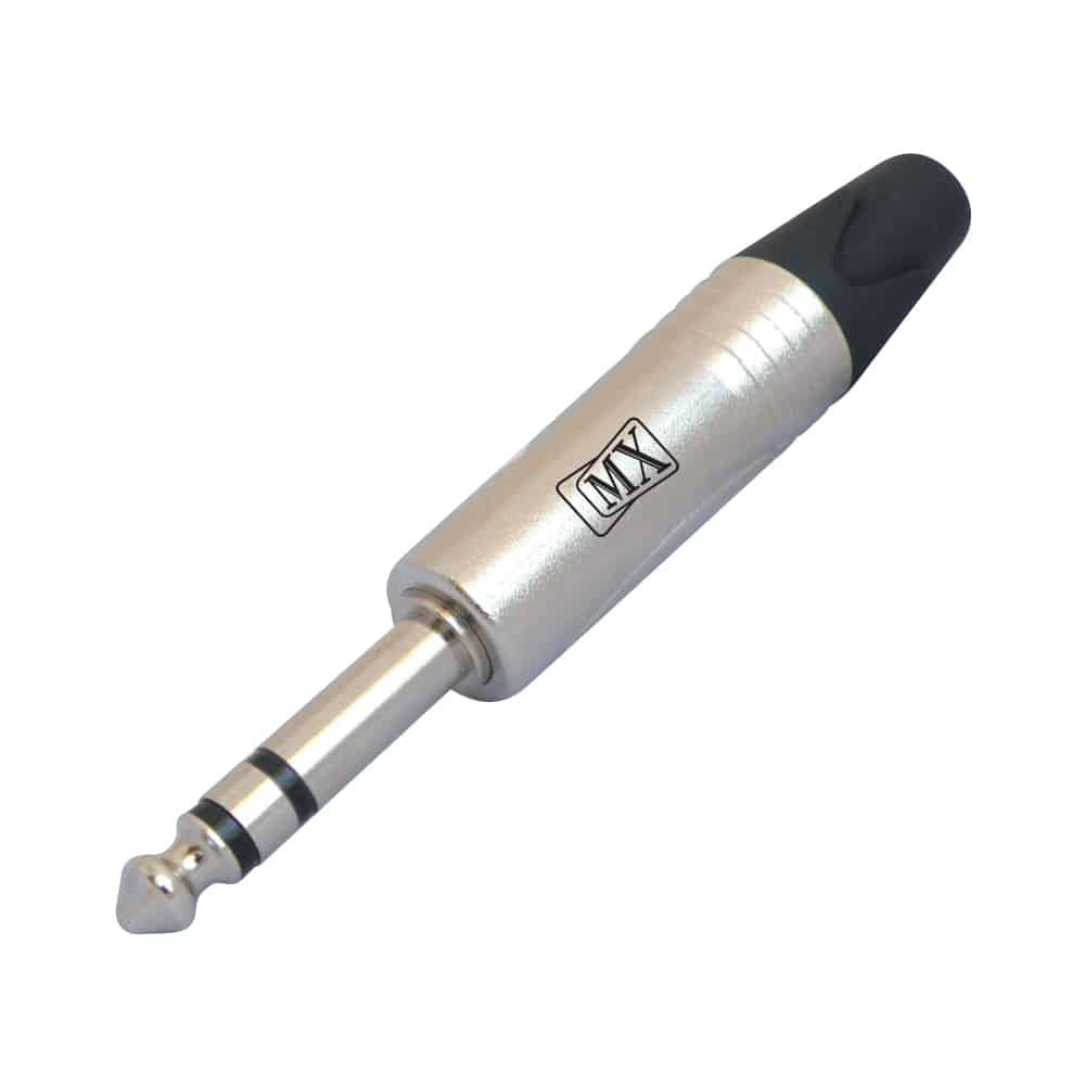 MX 3485 Stereo Jack Male Connector (6.35 mm) — stereo jack connector - product photo 1