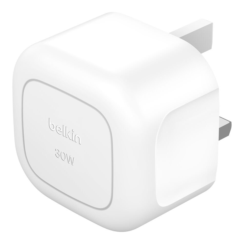 Belkin 30W USB-C PD Wall Charger (White) — usb-c wall charger - product photo 2