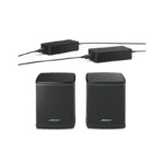 4.avstore bose wireless surround speakers front view with cable black