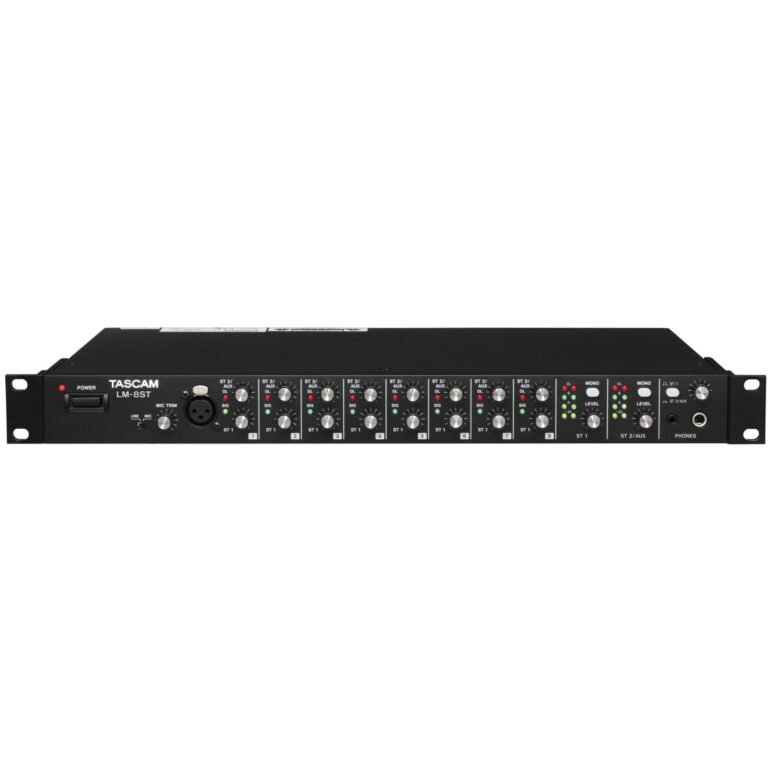 Tascam LM-8ST Rackmount 8-channel Stereo Line Mixer