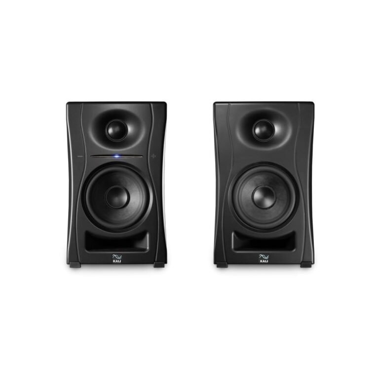 Kali Audio LP-UNF Professional Ultra Near Field Studio Monitors With 3D Image Waveguide, 5.1 Bluetooth Connectivity, Touch-Sensitive Volume Slider And Boundary EQ Settings - Pair