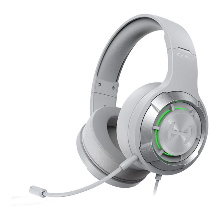 Edifier Hecate G30 Ii Wired Gaming Over Ear Headset, 7.1 Virtual Surround Sound Gaming Headphones With Detachable Noise Cancelling Microphone For Pc/mac/PS4/PS5, Rgb Lighting