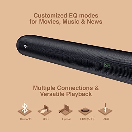 FINGERS Octane Dolby WL120 120W Bluetooth Soundbar with Wireless Subwoofer - Rich Black - Image 5