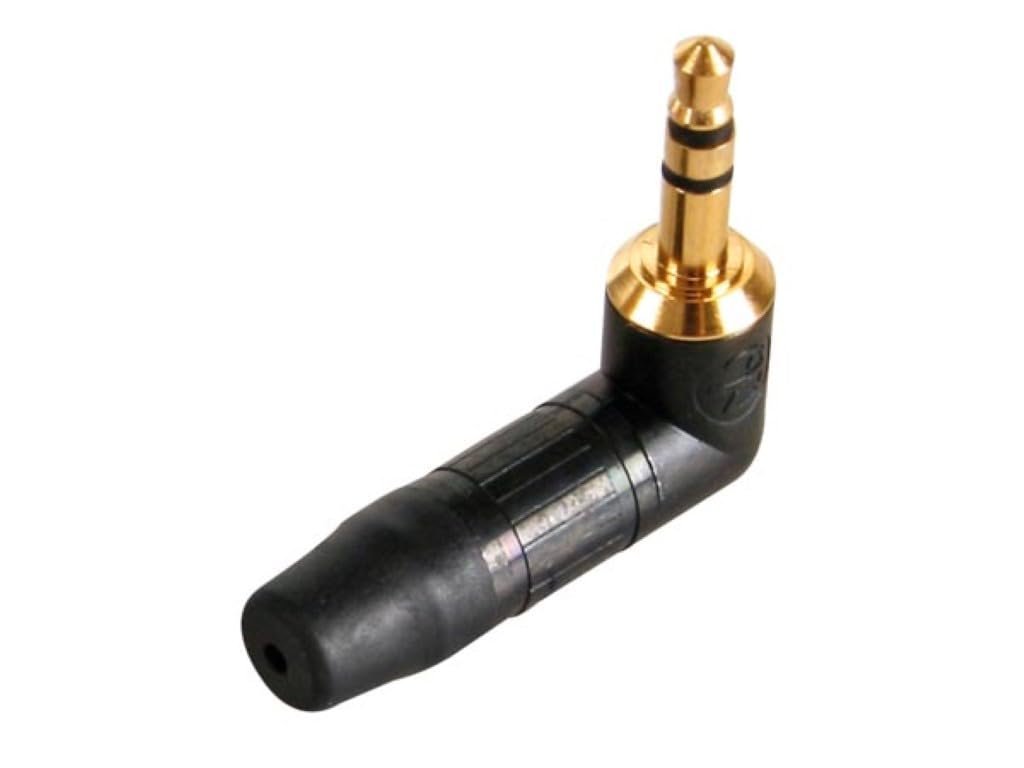 41lGPArBU3L._SL1024_ Neutrik Ntp3rc-b Plug 3.5mm Right Angle Black/gold - Image 1