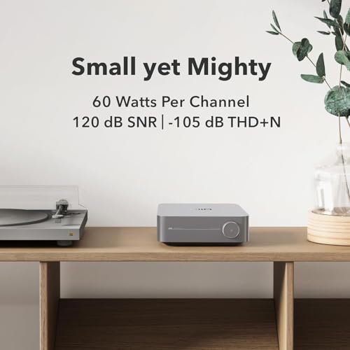WiiM Amp Pro Streaming Amplifier (Dark Gray) — streaming amplifier - product photo 3