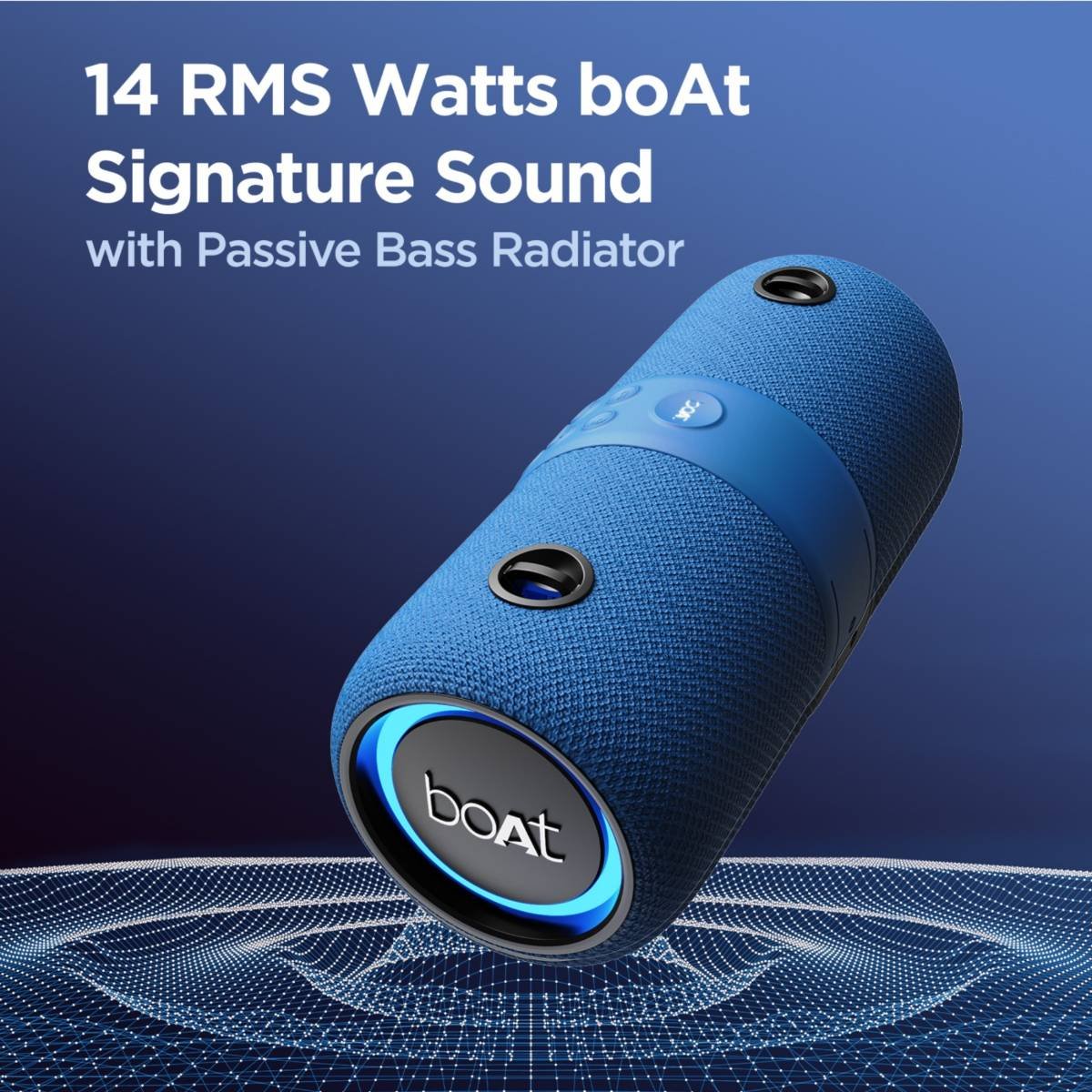 boAt STONE 1208 Sunburn Edition 14W Portable Bluetooth Speaker - Jazzy Blue