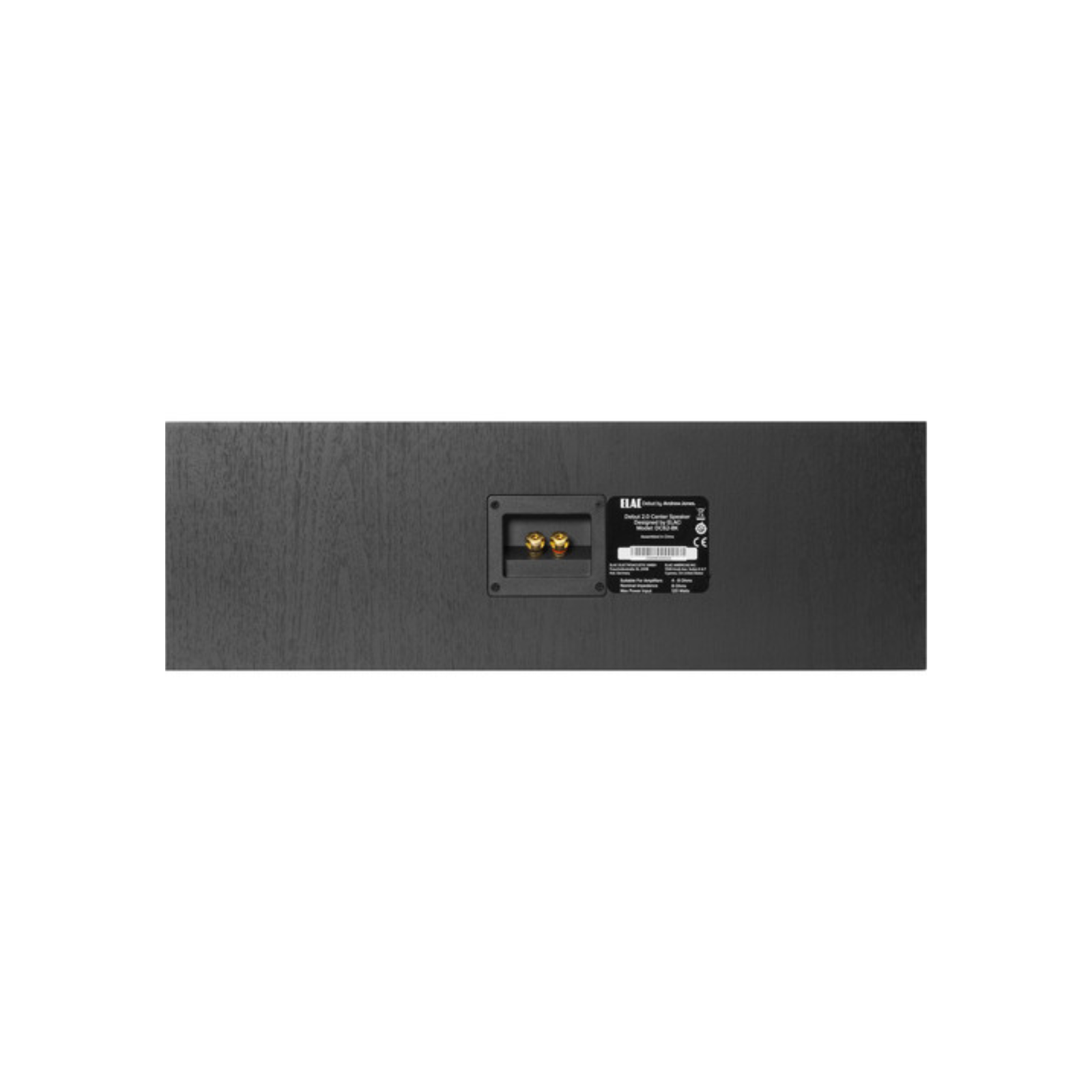 Elac Debut 2.0 C6.2 2-way centre channel speaker in black - product photo 4