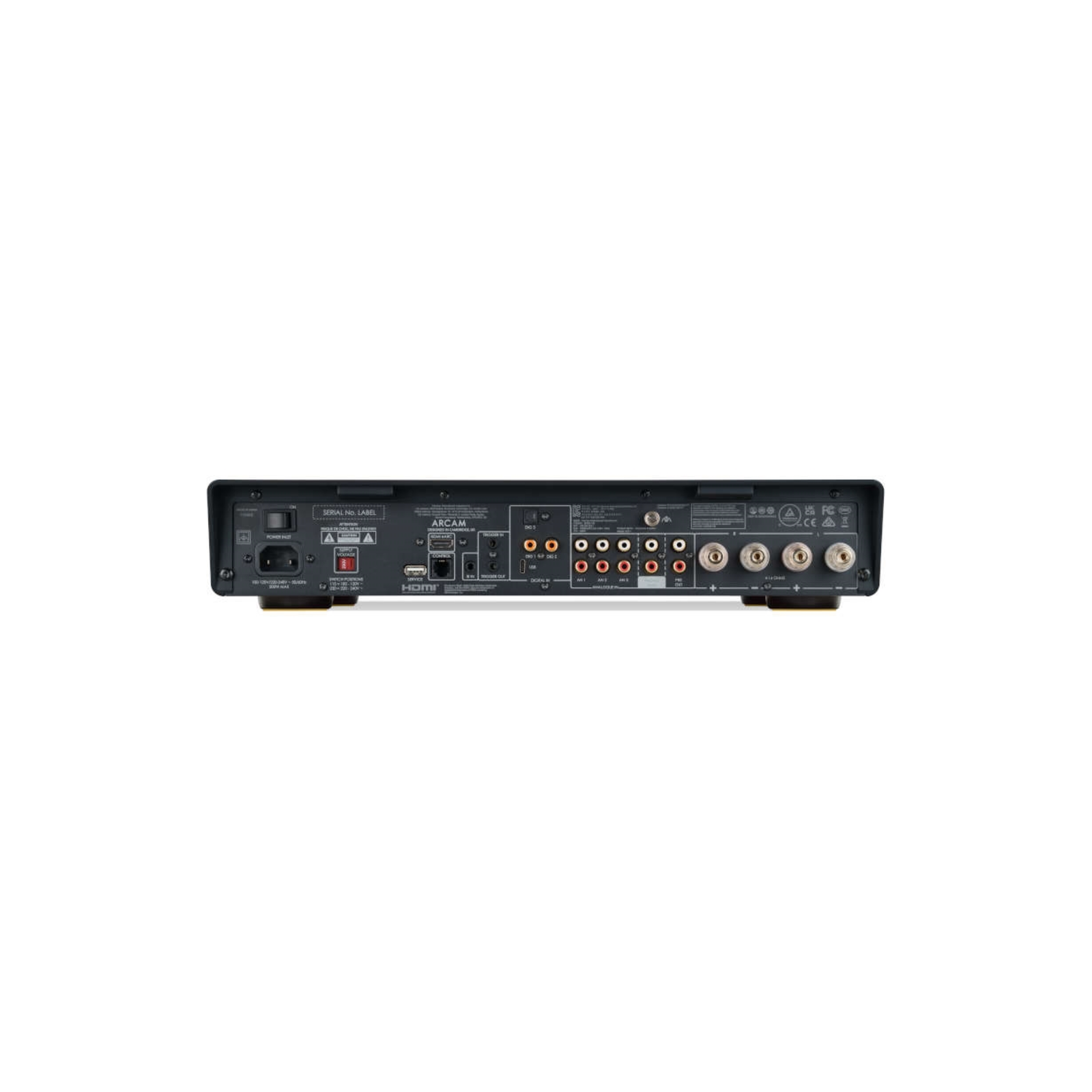 Arcam A25+ integrated amplifier front view - product photo 3