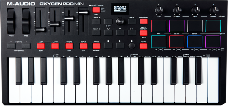 M-Audio Oxygen Pro Mini 32-Key MIDI Controller