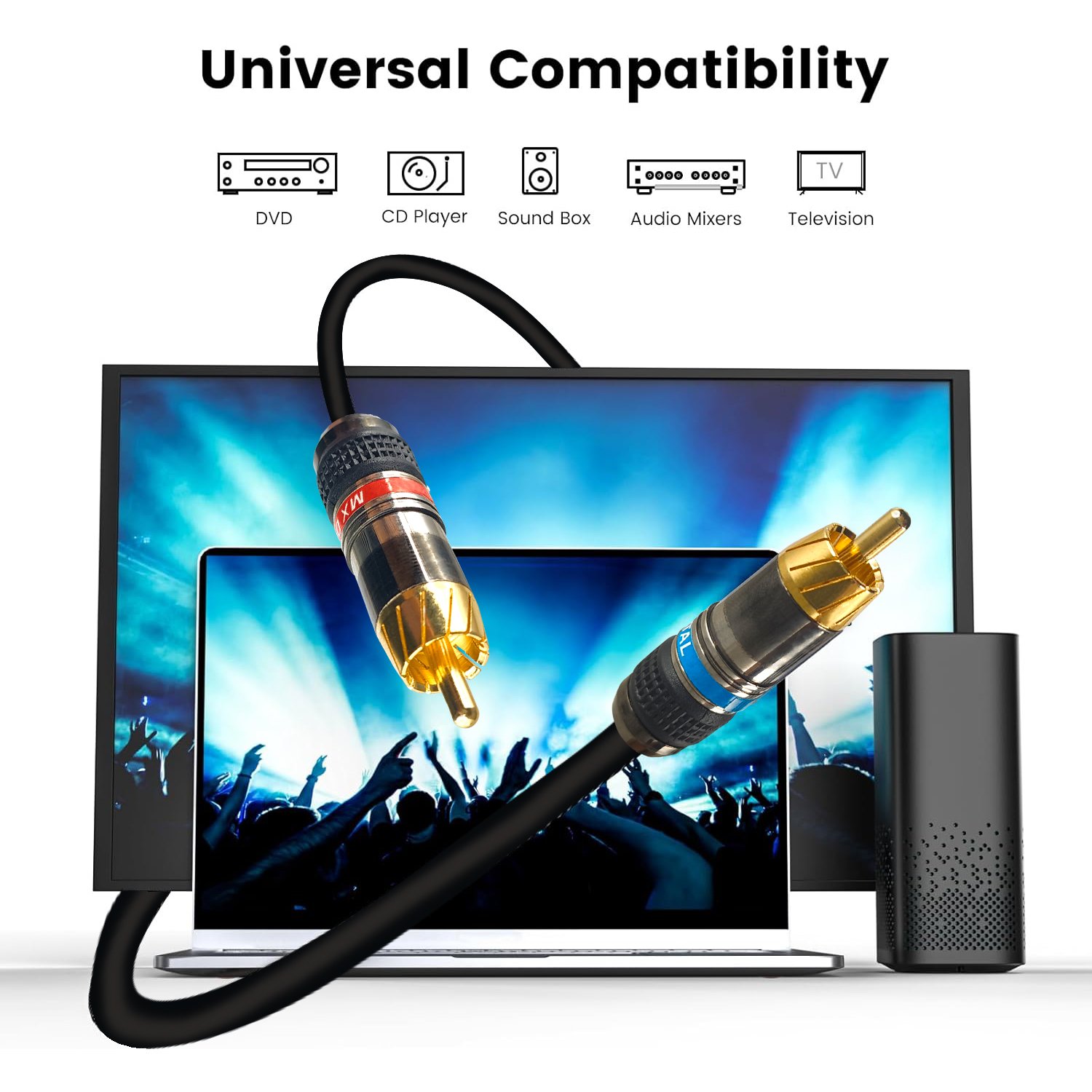 MX1109D 2RCA MALE CABLE 15M - Image 4