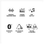 Marshall Stanmore Iii Wired Connectivity Home Speaker With Bluetooth 5.2 & Rca Or 3.5mm Input - Brown - Image 9