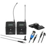 Sennheiser Ew 112p G4-a Portable Wireless Lavalier Microphone System | Me 2-ii Omni Clip-on Mic | Rugged Bodypack Transmitter| Ideal For Filmmaking, Interviews, Dslr Video & Broadcast