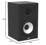 Polk Audio Monitor Xt20 1" Terylene Tweeter & 6.5" Dynamically Balanced Woofer, Bookshelf Speaker (pair) Black - Image 4
