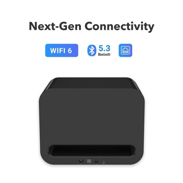 Wiim Sub Pro 8" 250w Wireless Subwoofer, Ai Roomfit™, Wi-fi 6 & Bluetooth 5.3, 25hz Deep Bass, Compatible With Streamers, Amps & Rca Sub-out Systems, Black