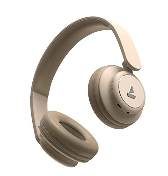 boAt ROCKERZ 450R Bluetooth Headphones - Hazel Beige
