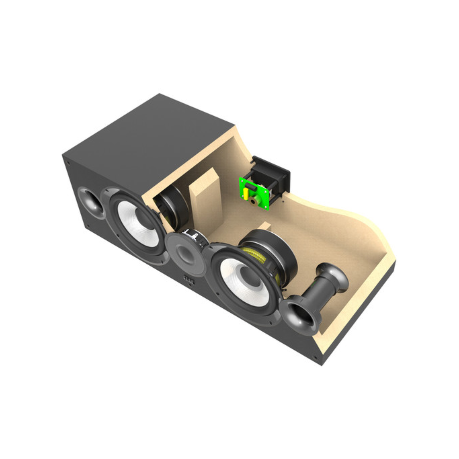 Elac Debut 2.0 C6.2 2-way centre channel speaker in black - product photo 5
