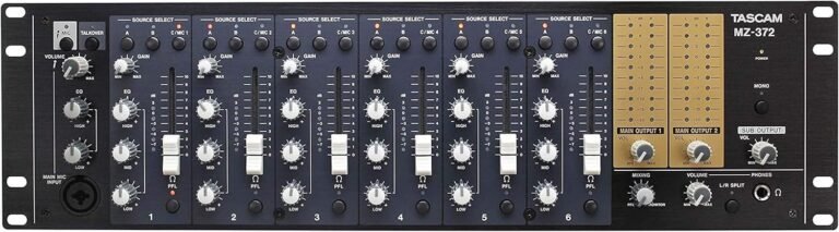 Tascam MZ-372 Multi-zone Audio Mixer With 37 Inputs
