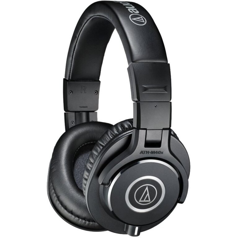 Audio-technica ATH-M40X Professional Studio Monitor Over-ear Headphones (black)
