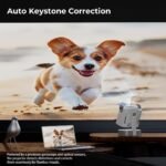 Lenyes Lpr01 Smart Portable Projector | Android Tv Built-in | Auto Focus & Keystone Correction | 720p Hd | 3 W Speaker | Ceiling Projection With 90° Tilt | Wi-fi + Bluetooth Compact Design - Image 5