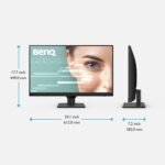 Benq Gw2790 27" (68.58 Cm) 1920x1080p Fhd Ips Monitor| 100hz|99% Srgb|eye-careu|hdmi|display Port|bezel-less|eyesafe|vesa Mediasync|b.i.|low Blue Light+| 2wx2 Built-in Speakers|vesa Wall Mount(black) - Image 3