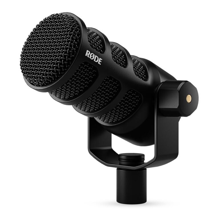 Rode Podmic Usb Versatile Dynamic Broadcast Microphone With Xlr And Usb Connectivity For Podcasting, Streaming, Gaming, Music-making And Content Creation