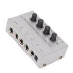 Ha400 Headphone Amplifier, Ultra Low Noise, Stereo Audiophile Preamp, 4 Amplification Channels, Ultra Compact Preamp, For Studio, Stage Use, Plug And Play - Image 5