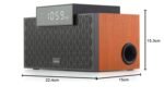 Edifier Mp260 Wireless Speaker, Portable Bluetooth 5.0, Multi-functional, Clock, Alarm, Led Display, Usb Memory, Tf Card, Brown - Image 9