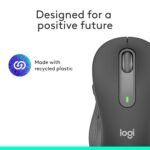 Logitech Signature M650 L Full Size Wireless Mouse - For Large Sized Hands, 2-year Battery, Silent Clicks, Customisable Side Buttons, Bluetooth - Graphite - Image 10