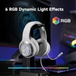 Edifier Hecate G30 Ii Wired Gaming Over Ear Headset, 7.1 Virtual Surround Sound Gaming Headphones With Detachable Noise Cancelling Microphone For Pc/mac/ps4/ps5, Rgb Lighting - Image 5