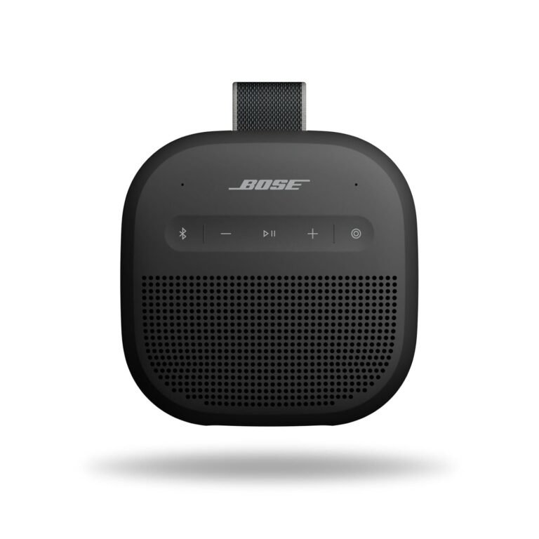 Bose New Soundlink Micro (2nd Generation) Portable Bluetooth Speaker, Wireless Outdoor Speaker, Up To 12 Hours Battery Life, Water And Dust Resistant, Black