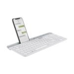 Logitech K580 Slim Multi-device Wireless Keyboard – Bluetooth/receiver, Compact, Easy Switch, 24 Month Battery, Win/mac, Desktop, Tablet, Smartphone, Laptop Compatible - White - Image 7