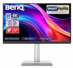 Benq Ma270up (smartchoice) 27inch (68.58 Cm) 4k Ips Nano Gloss Monitor For Mac| 3840x2160| 95% Dci-p3, Dual Usb-c 90w/15w Pd, Mac®colors, 450 Nits, Mac®controls, 60hz,ergonomic,3w X2 Speakers(gray) - Image 6