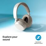 Sennheiser Accentum Wireless Over Ear Headphones, German Design, Hybrid Anc, 50h Battery, Multipoint Connectivity, Crystal Clear Calls, 10 Min Quick Charge = 5hr Playback, 1y Warranty, White - Image 6