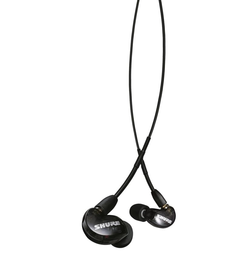 Shure SE215-K In-ear Sound Monitor Headphone (black),wired | Professional In-ear Monitors With Deep Bass, Single Dynamic Driver, Secure Fit, Detachable Cable And Carrying Case