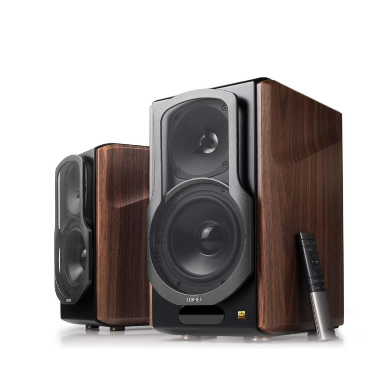 Edifier S2000MKIII Powered Bluetooth Bookshelf 2.0 Speakers - Near-field Active Tri-amped 130w Studio Monitor Speakers For Audiophiles With Wireless, Line-in And Optical Input