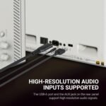 Edifier Qd35 Tabletop Bluetooth Speaker With Gan Charger, Hi-res Audio And Hi-res Audio Wireless Certified, Ultra-fast 35w Gan Charging, Splendid Light Effects (white) - Image 3