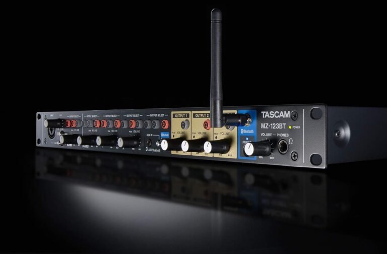 Tascam MZ-123BT Commercial Multi-zone Audio Mixer With Bluetooth